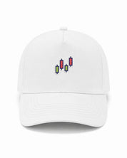 Ricamo Personalizzato - Cappellino Ricamato Unisex Da Baseball Regolabile – Design Candlestick pattern-Biiply