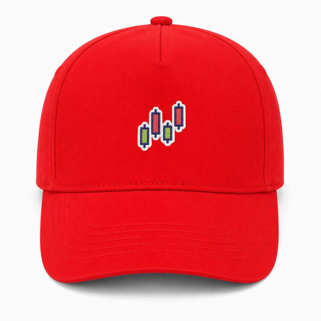 Ricamo Personalizzato - Cappellino Ricamato Unisex Da Baseball Regolabile – Design Candlestick pattern-Biiply