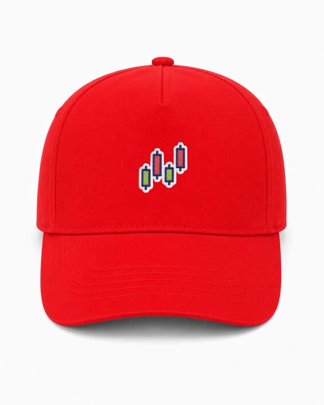 Ricamo Personalizzato - Cappellino Ricamato Unisex Da Baseball Regolabile – Design Candlestick pattern-Biiply