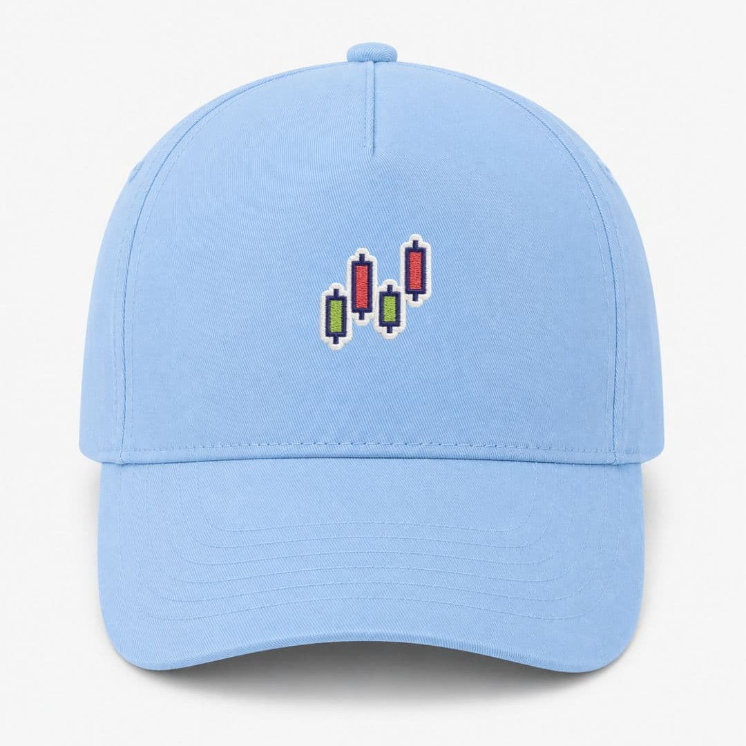 Ricamo Personalizzato - Cappellino Ricamato Unisex Da Baseball Regolabile – Design Candlestick pattern-Biiply