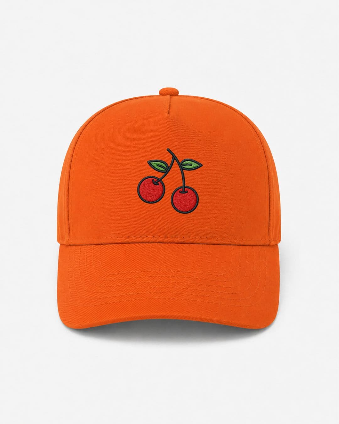 Ricamo Personalizzato - Cappellino Ricamato Unisex Da Baseball Regolabile – Design Ciliegie-Biiply