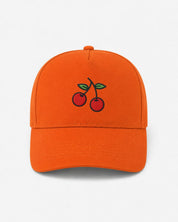 Ricamo Personalizzato - Cappellino Ricamato Unisex Da Baseball Regolabile – Design Ciliegie-Biiply