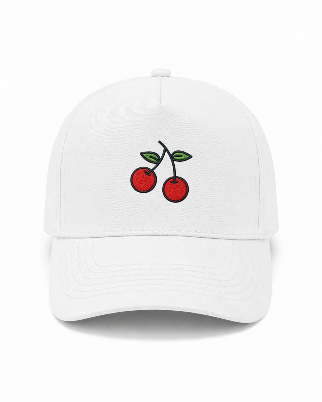 Ricamo Personalizzato - Cappellino Ricamato Unisex Da Baseball Regolabile – Design Ciliegie-Biiply