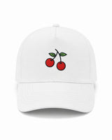 Cappellino Ricamato Unisex Da Baseball Regolabile – Design Ciliegie