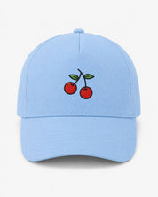 Ricamo Personalizzato - Cappellino Ricamato Unisex Da Baseball Regolabile – Design Ciliegie-Biiply