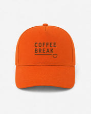 Ricamo Personalizzato - Cappellino Ricamato Unisex Da Baseball Regolabile – Design Coffee Break-Biiply