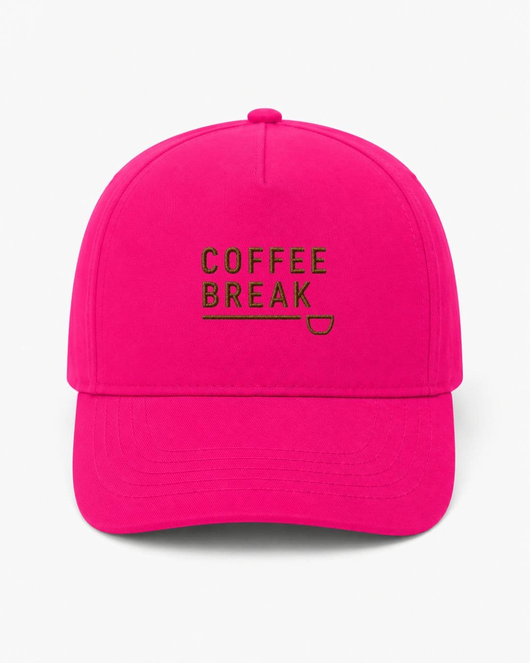 Ricamo Personalizzato - Cappellino Ricamato Unisex Da Baseball Regolabile – Design Coffee Break-Biiply