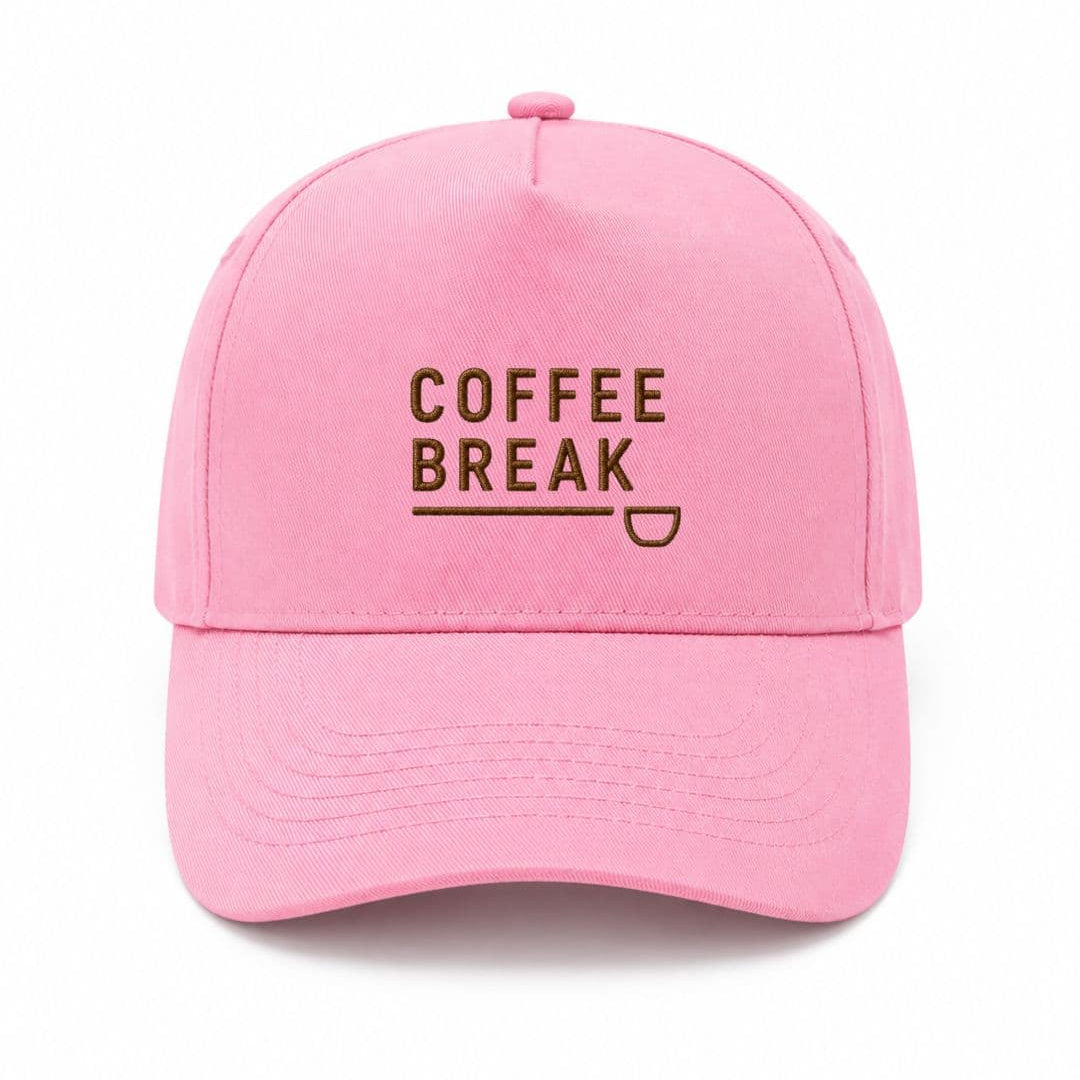 Ricamo Personalizzato - Cappellino Ricamato Unisex Da Baseball Regolabile – Design Coffee Break-Biiply