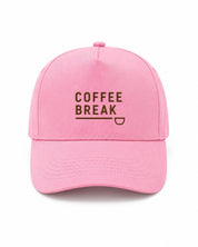 Ricamo Personalizzato - Cappellino Ricamato Unisex Da Baseball Regolabile – Design Coffee Break-Biiply