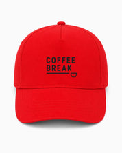 Ricamo Personalizzato - Cappellino Ricamato Unisex Da Baseball Regolabile – Design Coffee Break-Biiply