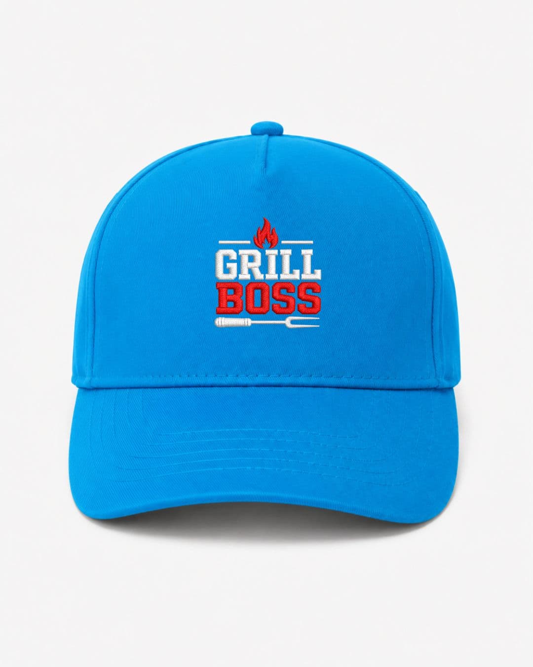 Ricamo Personalizzato - Cappellino Ricamato Unisex Da Baseball Regolabile – Design Grill Boss-Biiply