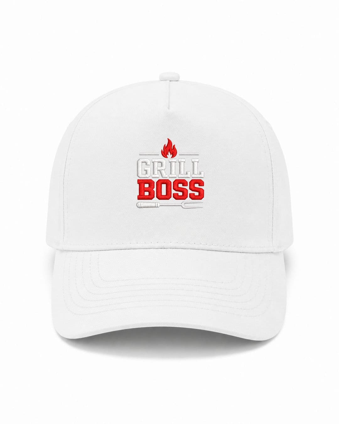 Ricamo Personalizzato - Cappellino Ricamato Unisex Da Baseball Regolabile – Design Grill Boss-Biiply
