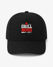 Ricamo Personalizzato - Cappellino Ricamato Unisex Da Baseball Regolabile – Design Grill Boss-Biiply