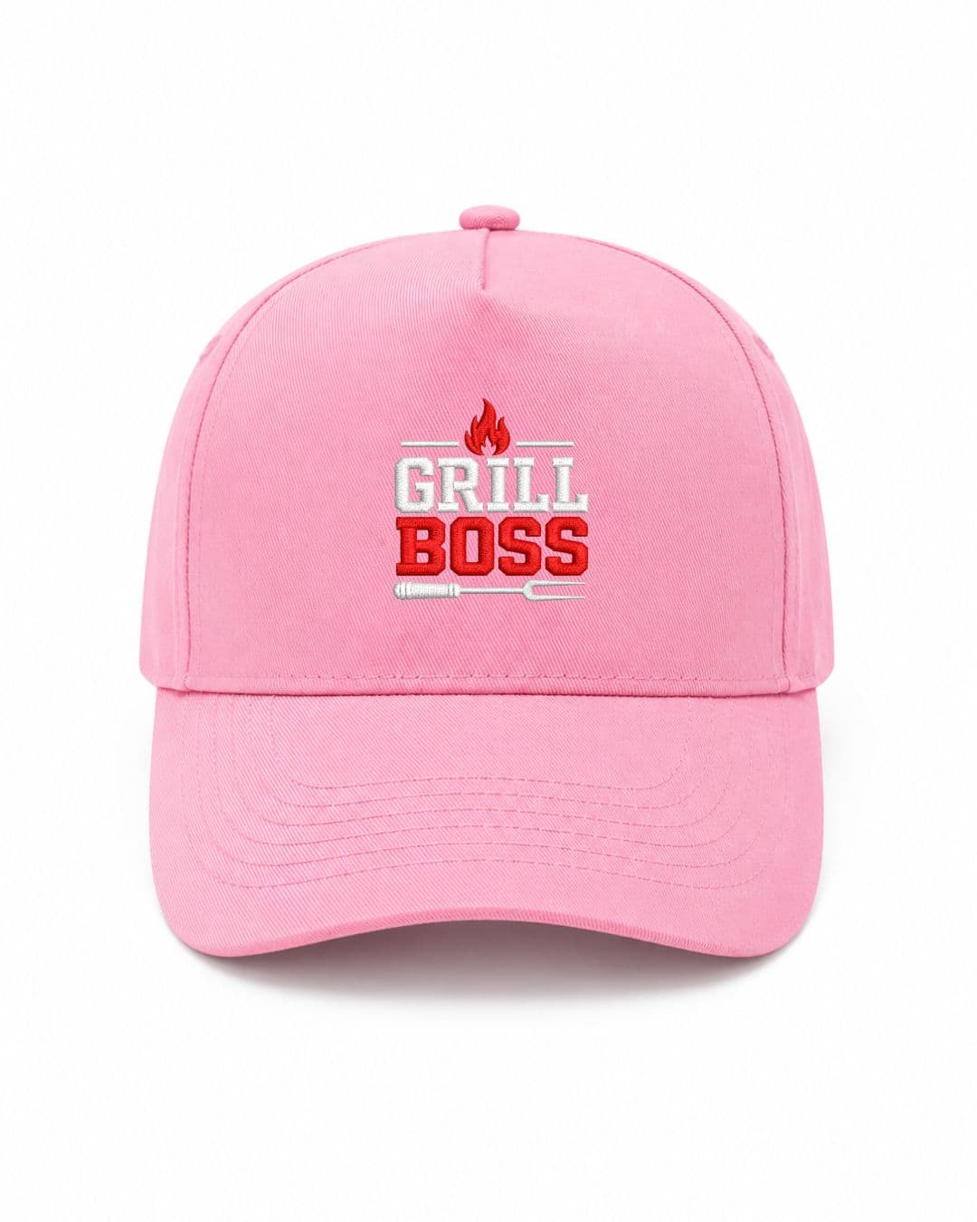 Ricamo Personalizzato - Cappellino Ricamato Unisex Da Baseball Regolabile – Design Grill Boss-Biiply
