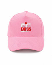 Ricamo Personalizzato - Cappellino Ricamato Unisex Da Baseball Regolabile – Design Grill Boss-Biiply