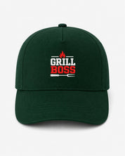 Ricamo Personalizzato - Cappellino Ricamato Unisex Da Baseball Regolabile – Design Grill Boss-Biiply