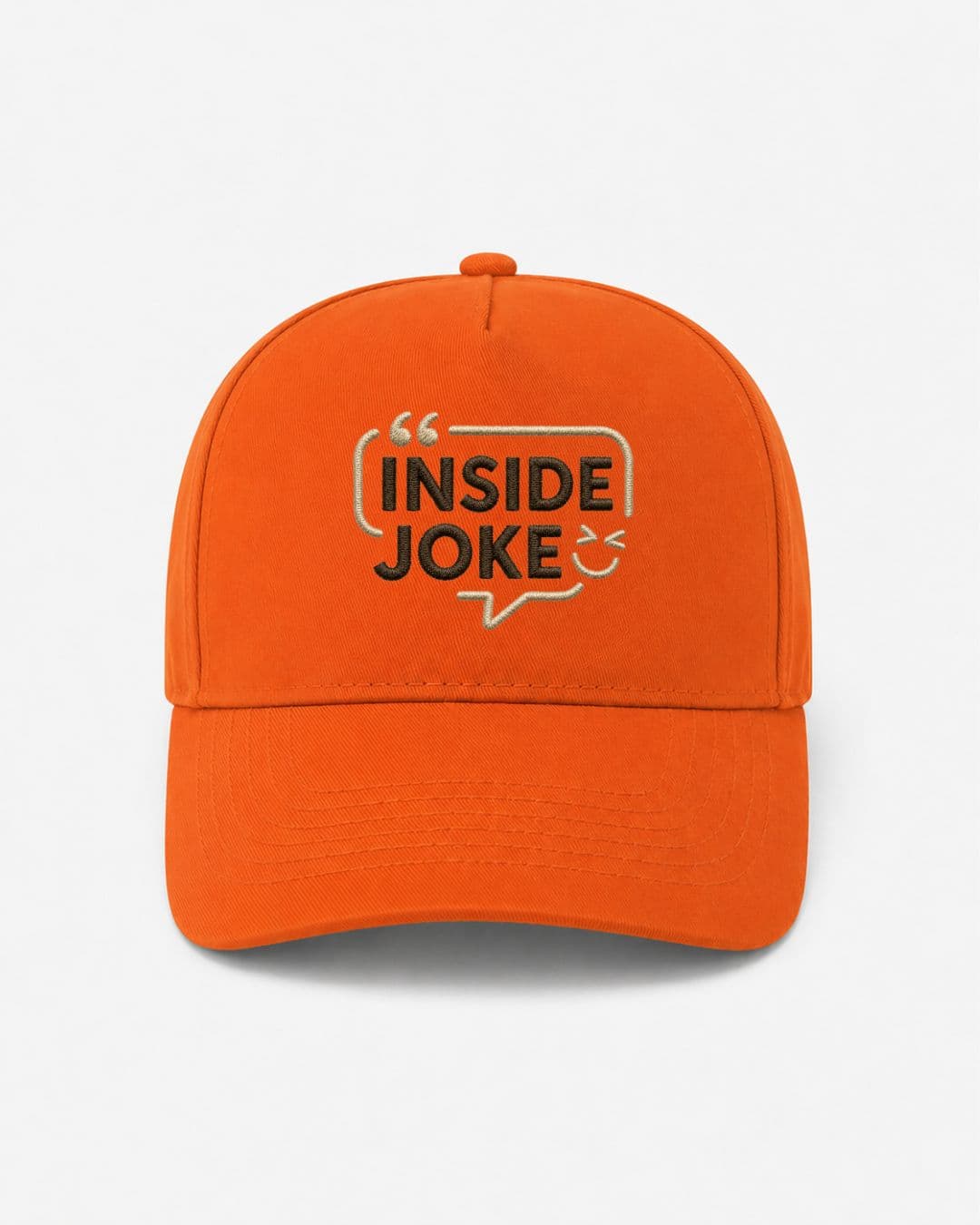 Ricamo Personalizzato - Cappellino Ricamato Unisex Da Baseball Regolabile – Design Inside Joke-Biiply