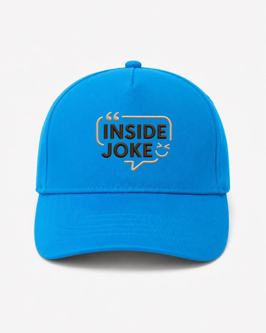 Ricamo Personalizzato - Cappellino Ricamato Unisex Da Baseball Regolabile – Design Inside Joke-Biiply