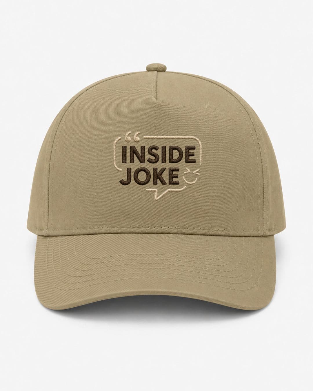 Ricamo Personalizzato - Cappellino Ricamato Unisex Da Baseball Regolabile – Design Inside Joke-Biiply