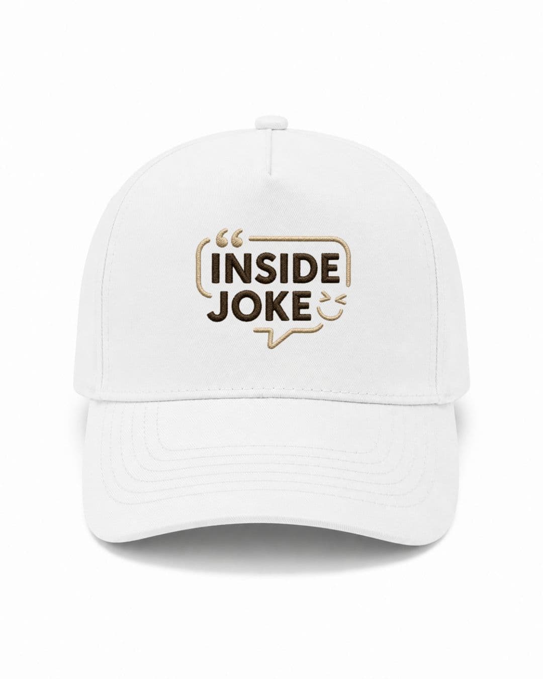 Ricamo Personalizzato - Cappellino Ricamato Unisex Da Baseball Regolabile – Design Inside Joke-Biiply