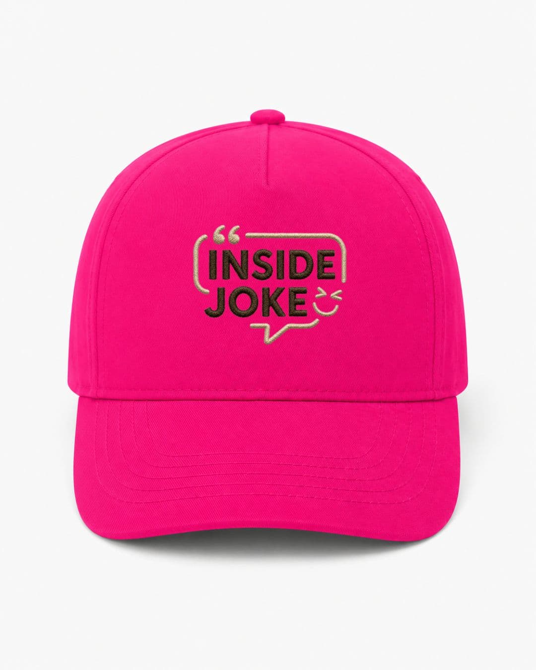 Ricamo Personalizzato - Cappellino Ricamato Unisex Da Baseball Regolabile – Design Inside Joke-Biiply