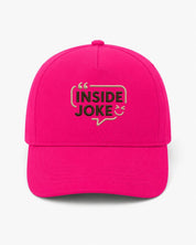 Ricamo Personalizzato - Cappellino Ricamato Unisex Da Baseball Regolabile – Design Inside Joke-Biiply