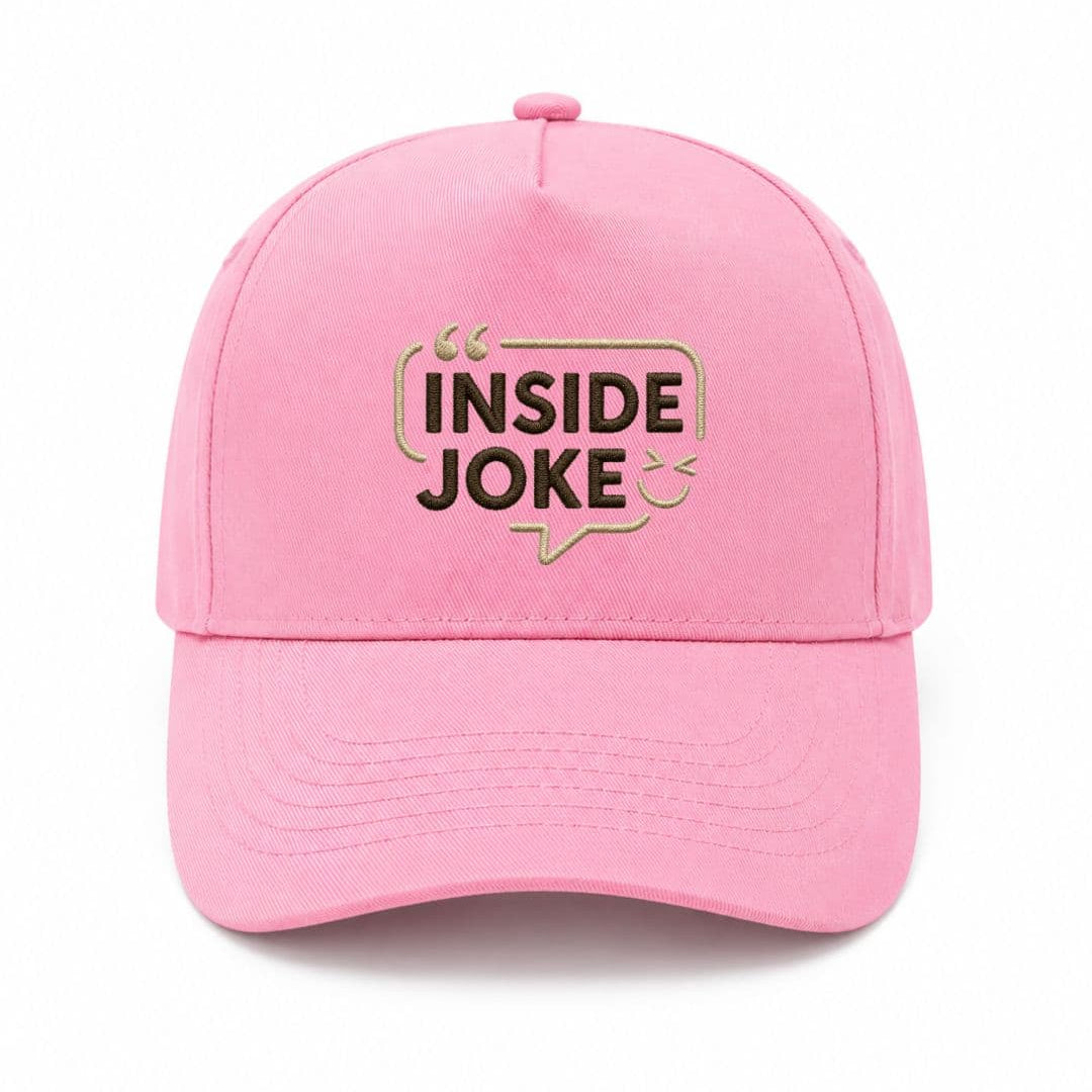 Ricamo Personalizzato - Cappellino Ricamato Unisex Da Baseball Regolabile – Design Inside Joke-Biiply