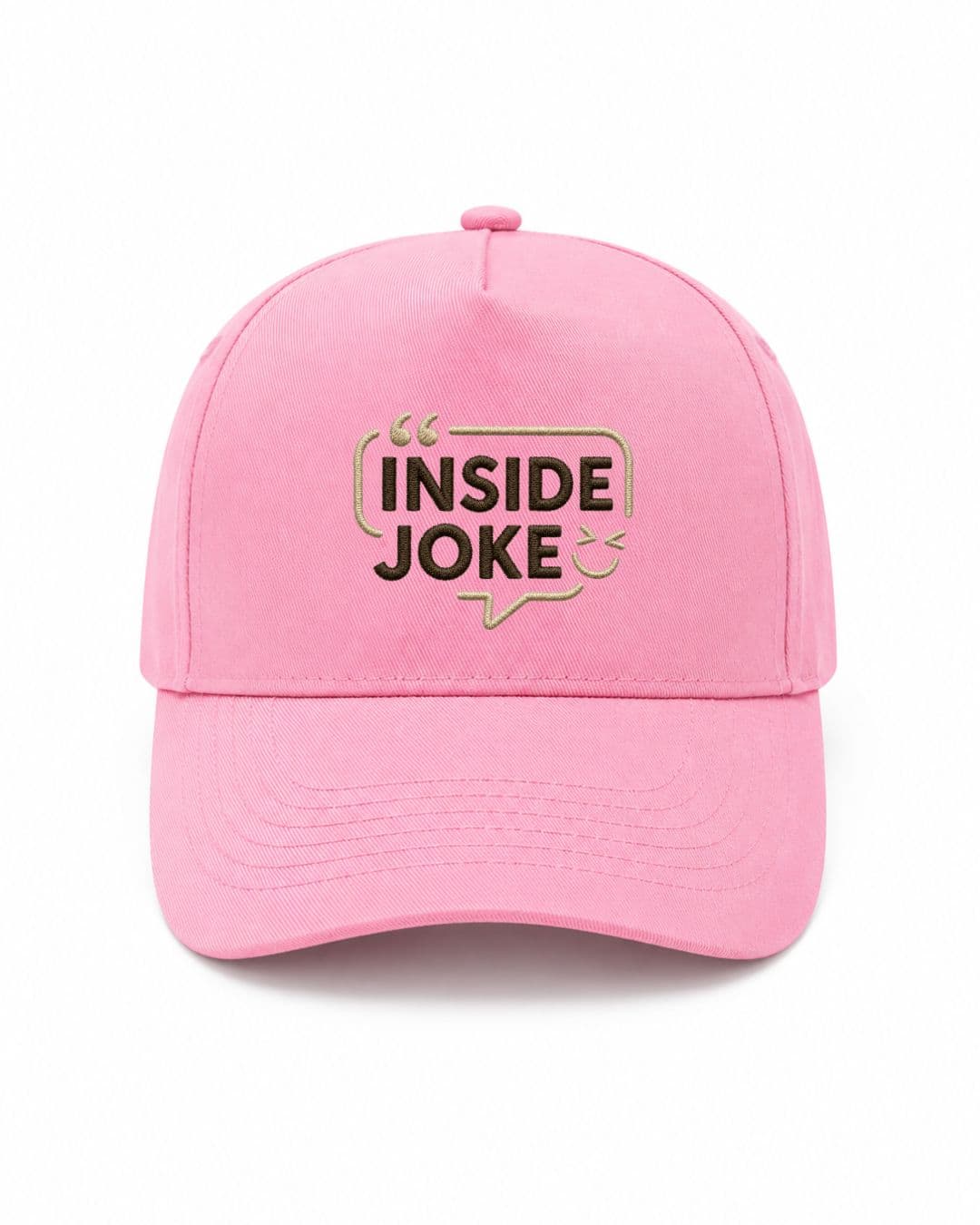 Ricamo Personalizzato - Cappellino Ricamato Unisex Da Baseball Regolabile – Design Inside Joke-Biiply