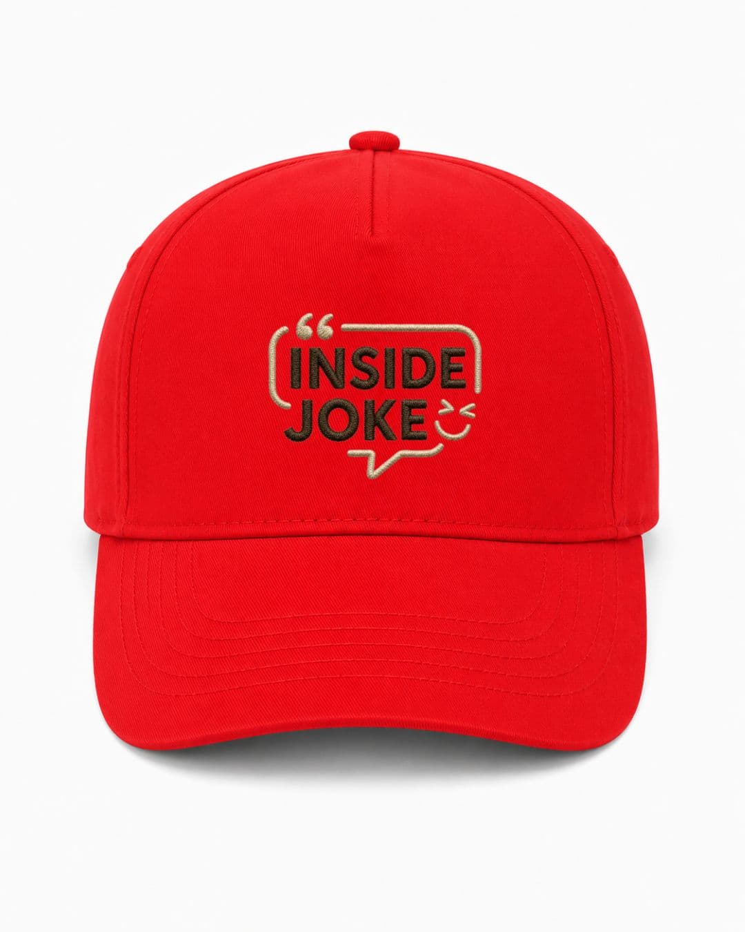 Ricamo Personalizzato - Cappellino Ricamato Unisex Da Baseball Regolabile – Design Inside Joke-Biiply