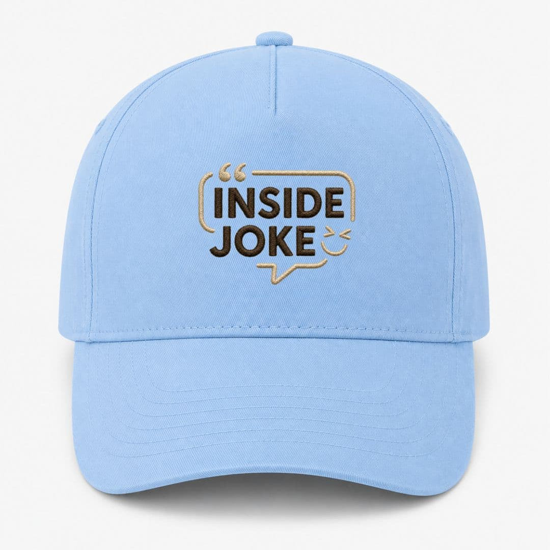 Ricamo Personalizzato - Cappellino Ricamato Unisex Da Baseball Regolabile – Design Inside Joke-Biiply