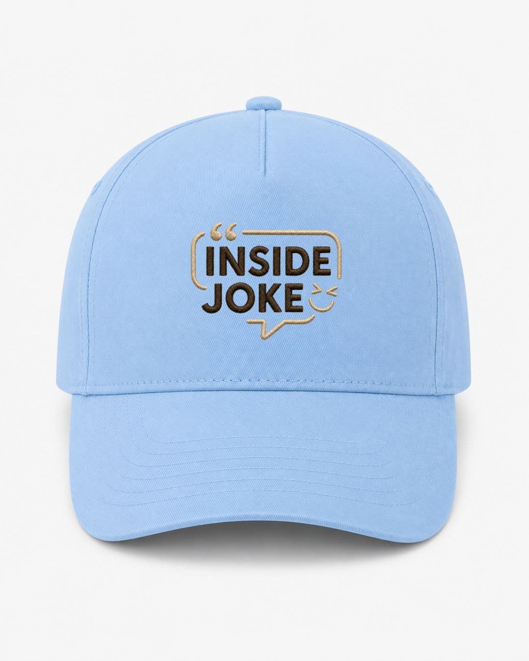 Ricamo Personalizzato - Cappellino Ricamato Unisex Da Baseball Regolabile – Design Inside Joke-Biiply