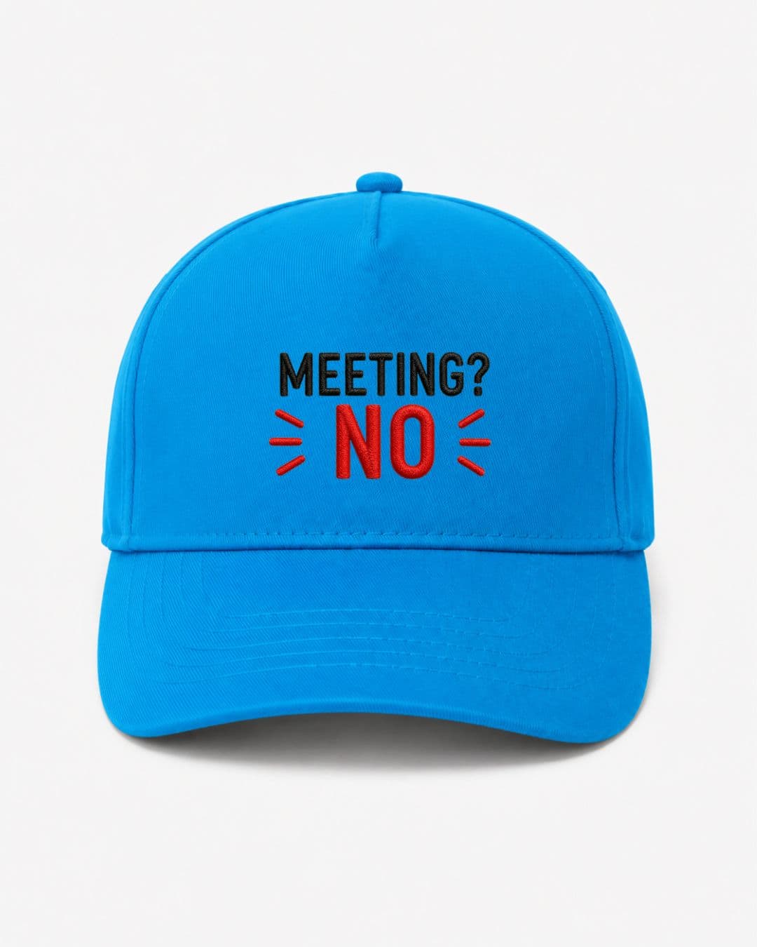 Ricamo Personalizzato - Cappellino Ricamato Unisex Da Baseball Regolabile – Design Meeting No-Biiply