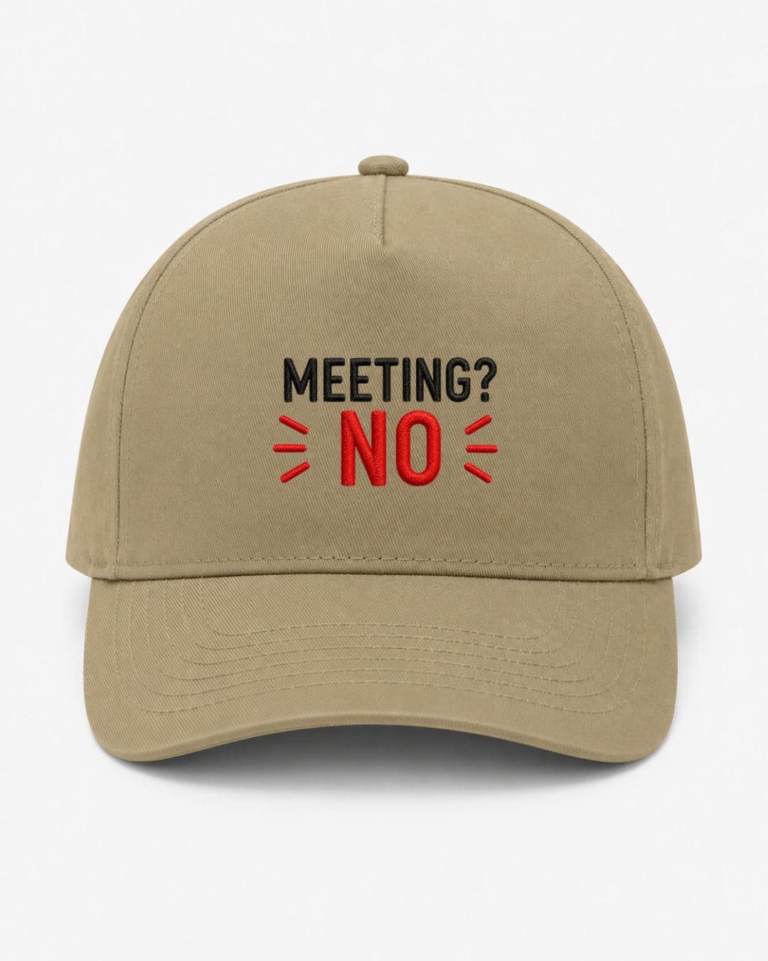 Ricamo Personalizzato - Cappellino Ricamato Unisex Da Baseball Regolabile – Design Meeting No-Biiply