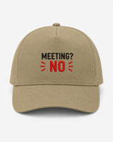 Cappellino Ricamato Unisex Da Baseball Regolabile – Design Meeting No