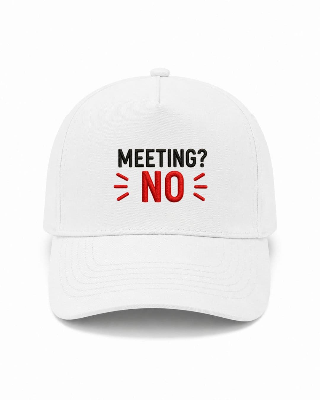 Ricamo Personalizzato - Cappellino Ricamato Unisex Da Baseball Regolabile – Design Meeting No-Biiply