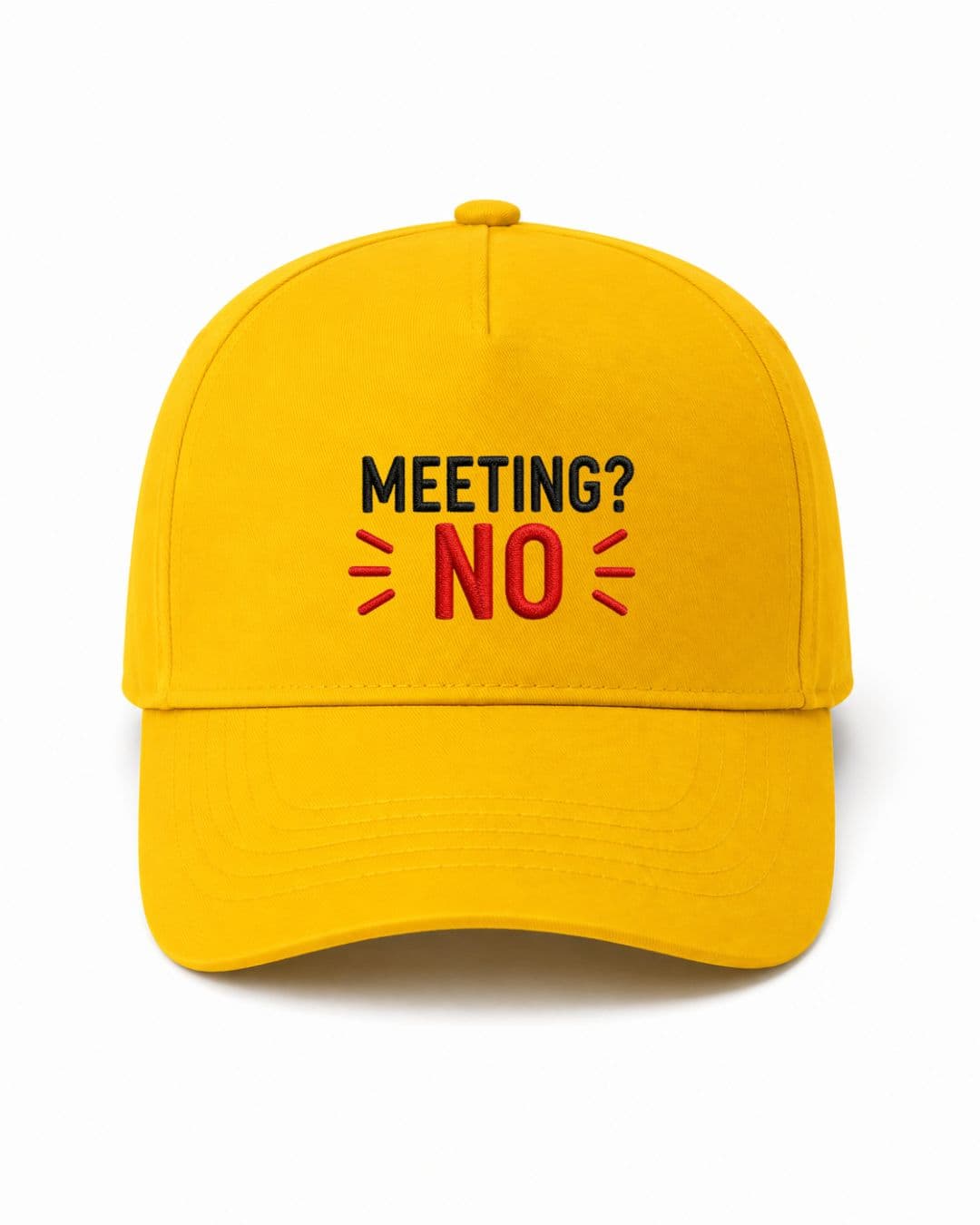 Ricamo Personalizzato - Cappellino Ricamato Unisex Da Baseball Regolabile – Design Meeting No-Biiply