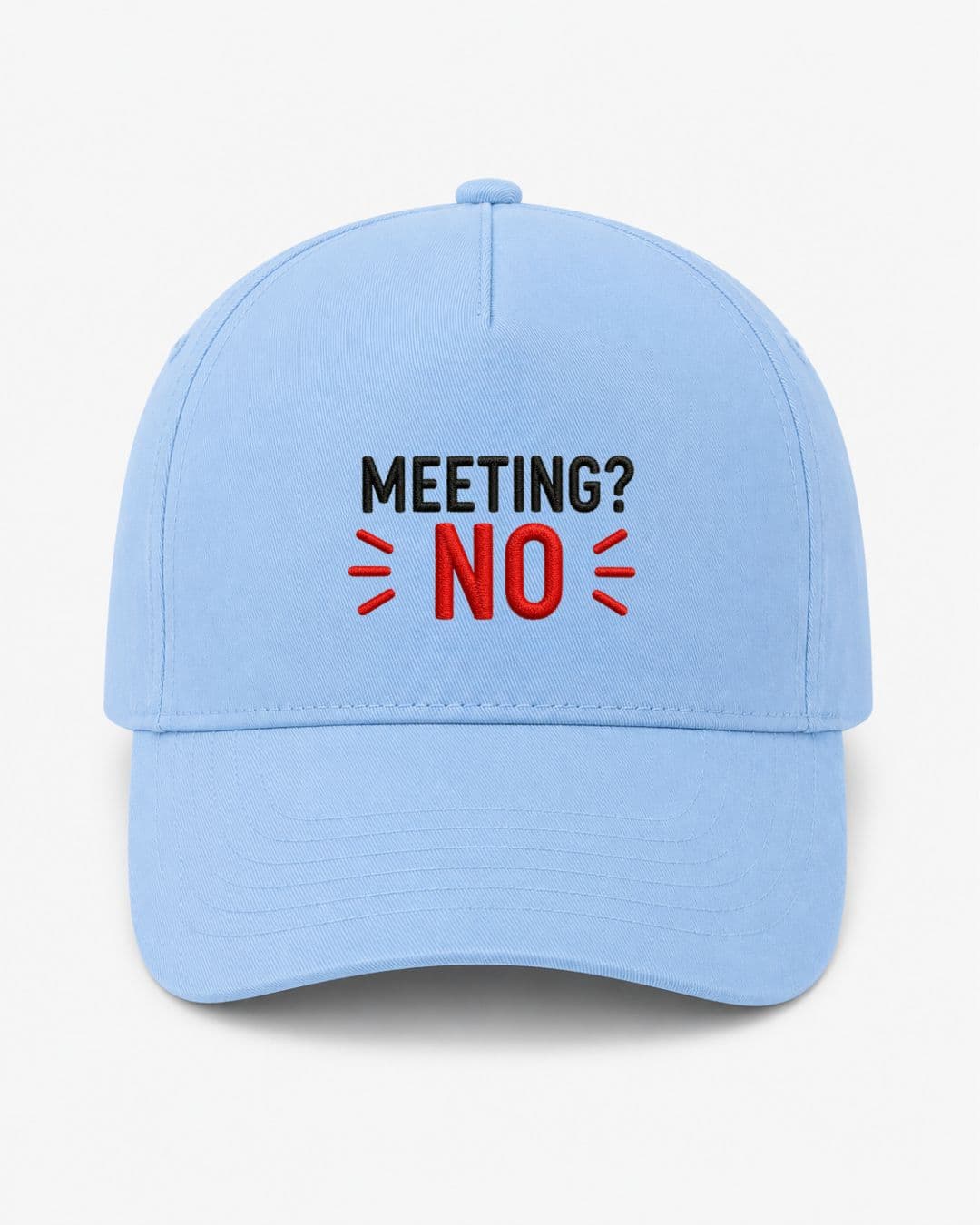 Ricamo Personalizzato - Cappellino Ricamato Unisex Da Baseball Regolabile – Design Meeting No-Biiply