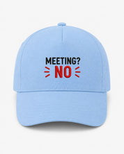 Ricamo Personalizzato - Cappellino Ricamato Unisex Da Baseball Regolabile – Design Meeting No-Biiply