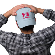 Ricamo Personalizzato - Cappellino Ricamato Unisex Da Baseball Regolabile – Design Moc Fadiga Ster Al Mand-Biiply