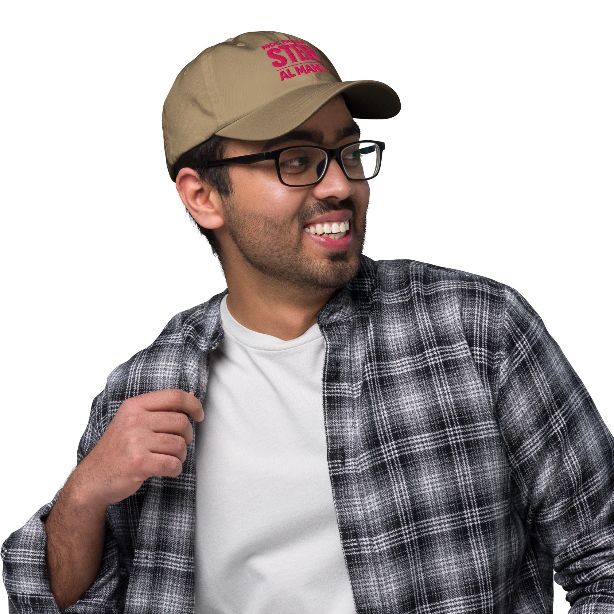 Ricamo Personalizzato - Cappellino Ricamato Unisex Da Baseball Regolabile – Design Moc Fadiga Ster Al Mand-Biiply