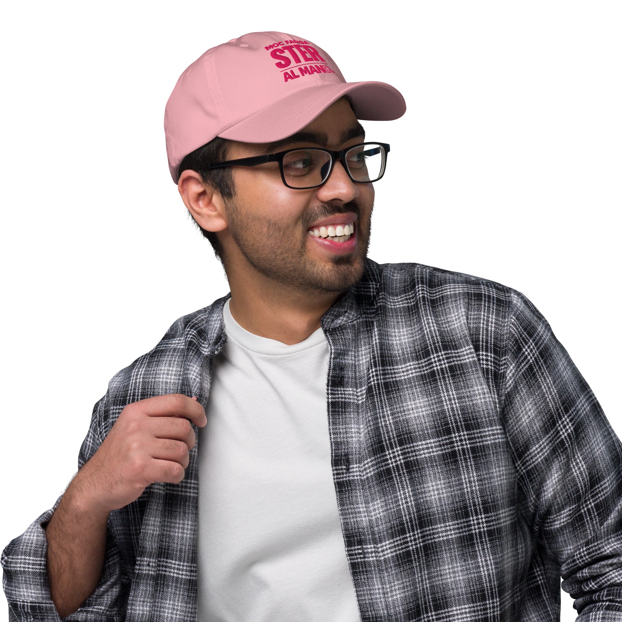 Ricamo Personalizzato - Cappellino Ricamato Unisex Da Baseball Regolabile – Design Moc Fadiga Ster Al Mand-Biiply