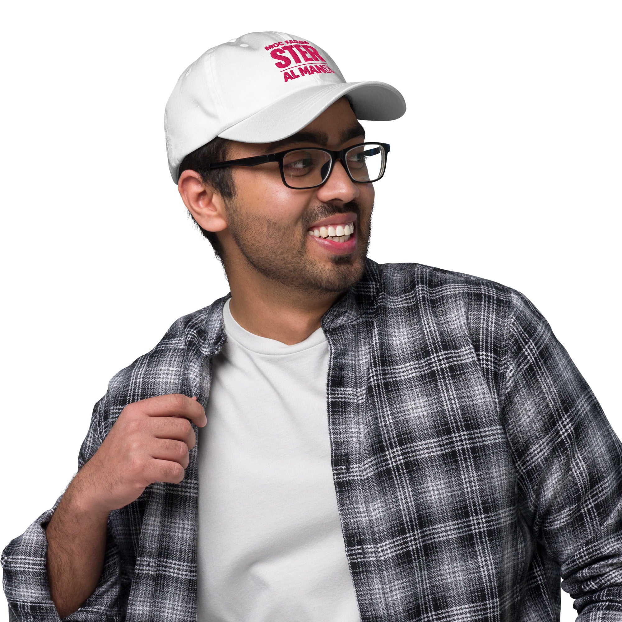 Ricamo Personalizzato - Cappellino Ricamato Unisex Da Baseball Regolabile – Design Moc Fadiga Ster Al Mand-Biiply