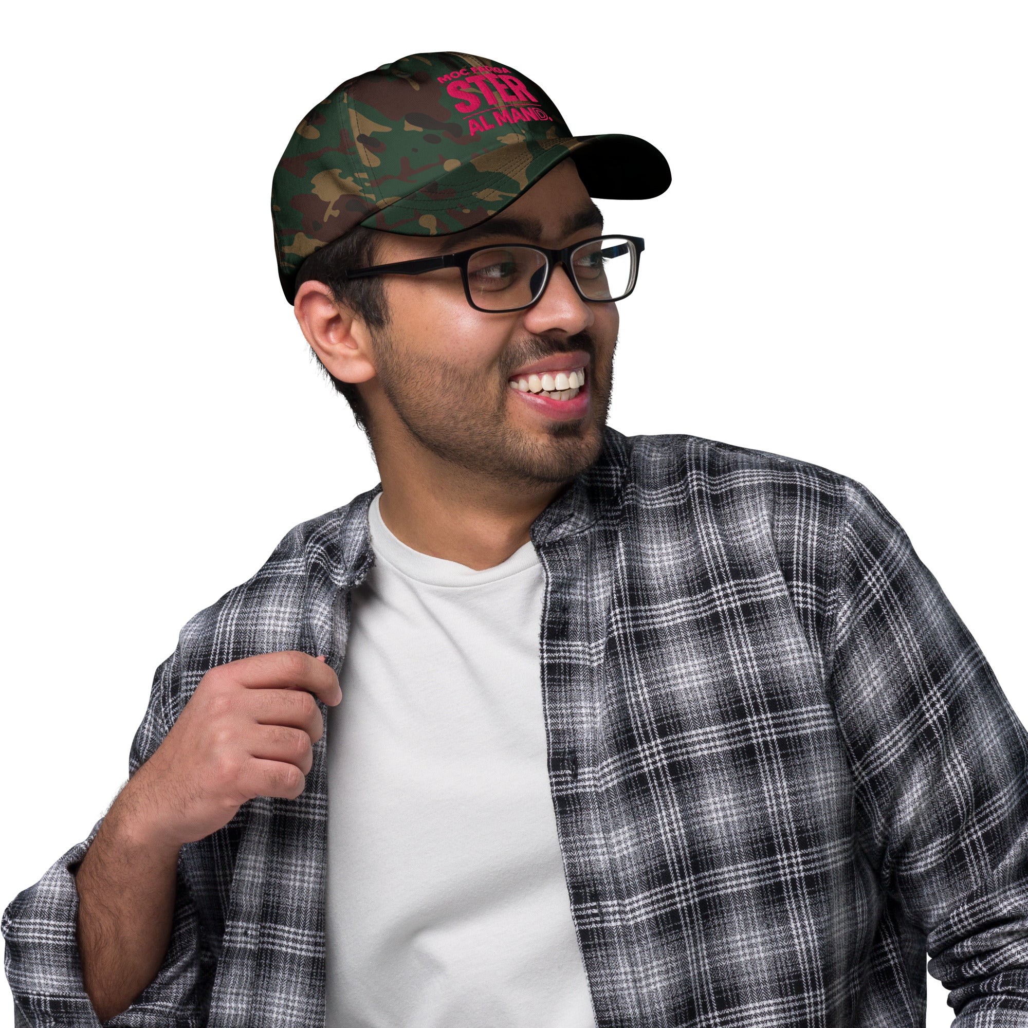 Ricamo Personalizzato - Cappellino Ricamato Unisex Da Baseball Regolabile – Design Moc Fadiga Ster Al Mand-Biiply