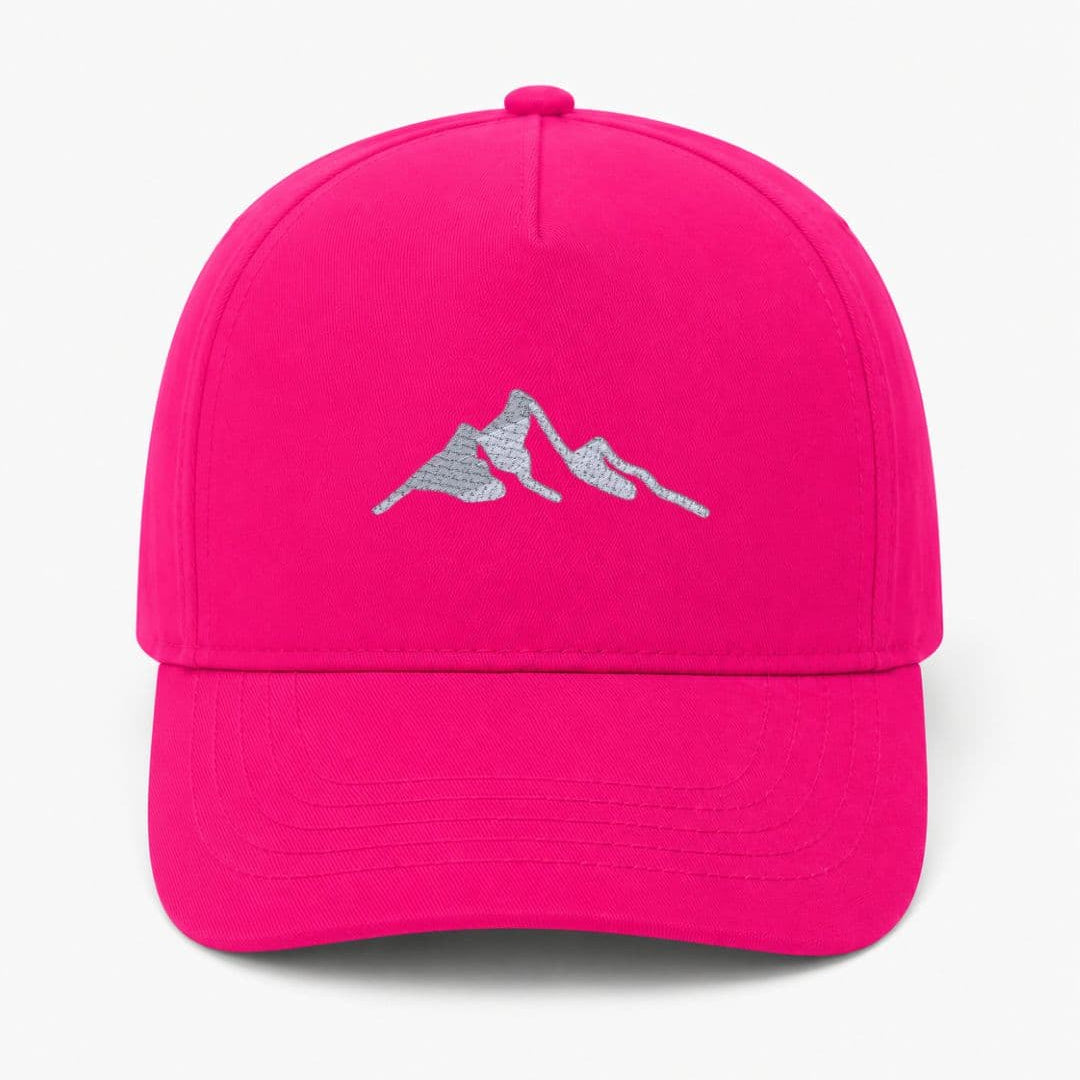 Ricamo Personalizzato - Cappellino Ricamato Unisex Da Baseball Regolabile – Design Montagna-Biiply