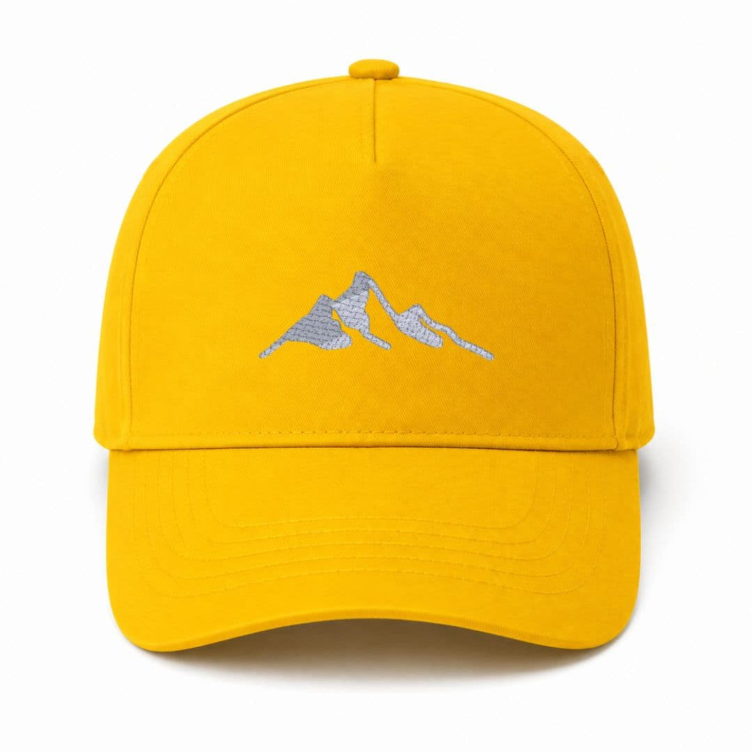 Ricamo Personalizzato - Cappellino Ricamato Unisex Da Baseball Regolabile – Design Montagna-Biiply