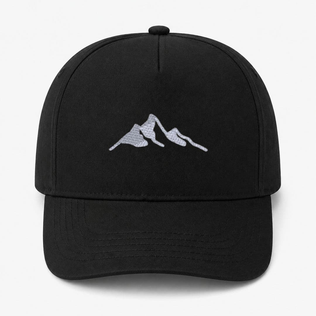 Ricamo Personalizzato - Cappellino Ricamato Unisex Da Baseball Regolabile – Design Montagna-Biiply