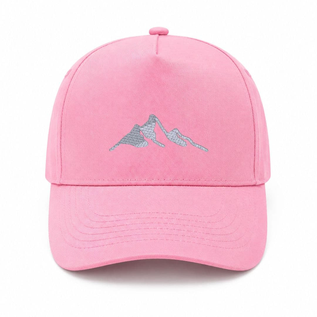 Ricamo Personalizzato - Cappellino Ricamato Unisex Da Baseball Regolabile – Design Montagna-Biiply