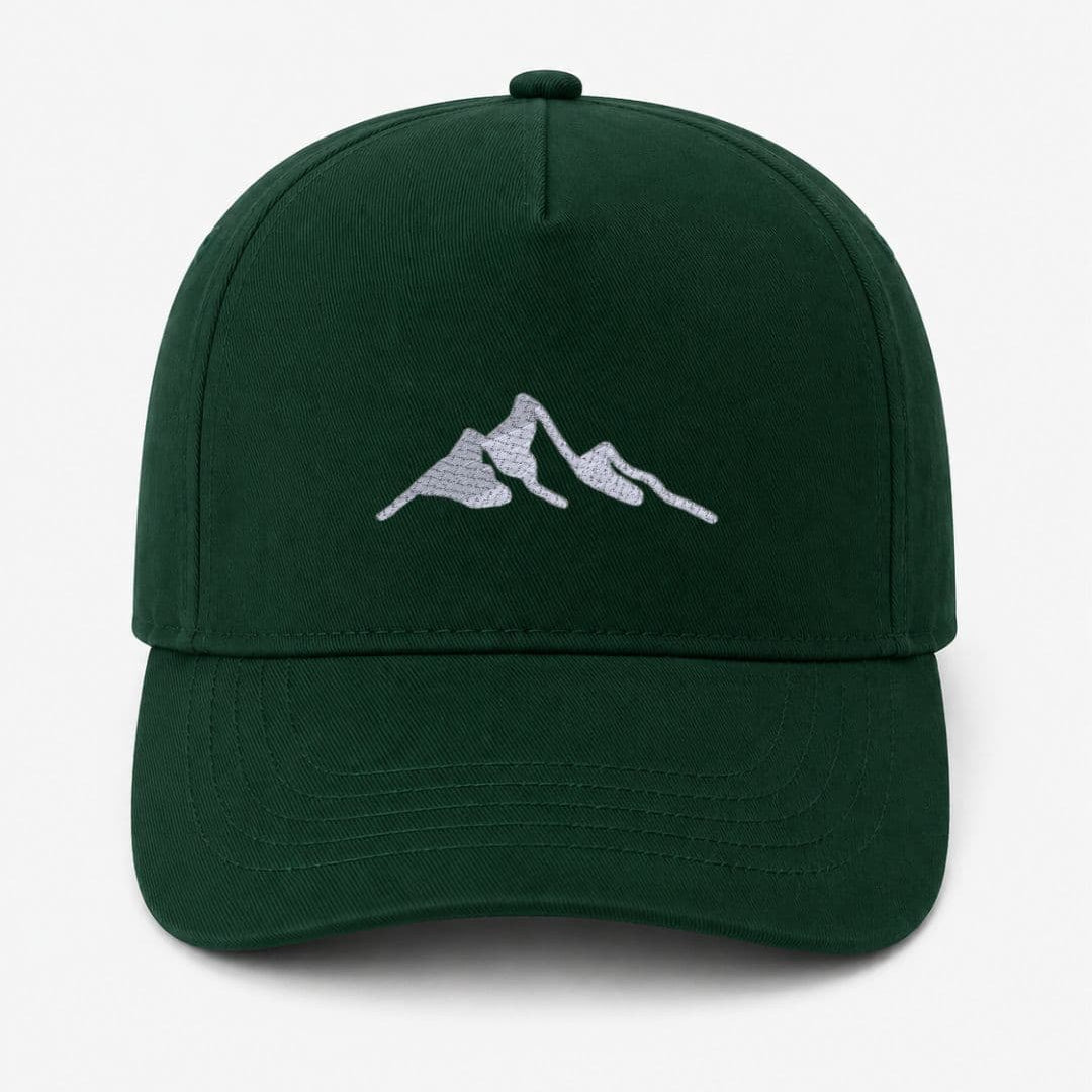 Ricamo Personalizzato - Cappellino Ricamato Unisex Da Baseball Regolabile – Design Montagna-Biiply