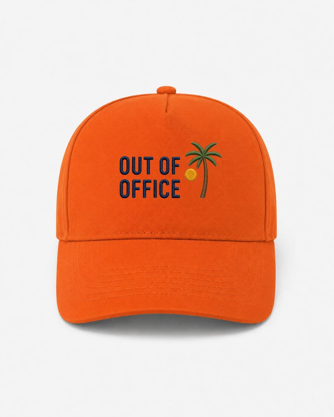 Ricamo Personalizzato - Cappellino Ricamato Unisex Da Baseball Regolabile – Design Out of office logo Palma-Biiply