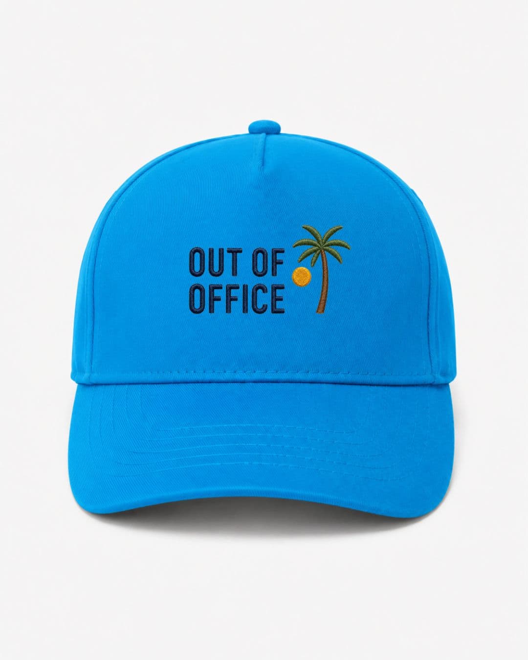 Ricamo Personalizzato - Cappellino Ricamato Unisex Da Baseball Regolabile – Design Out of office logo Palma-Biiply
